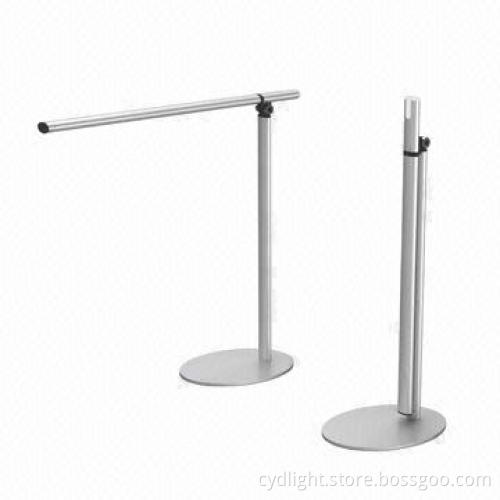 Table lamp, hotel, mini, 4W, 6,000K, 250lm, iron, gray, 48 LEDs
